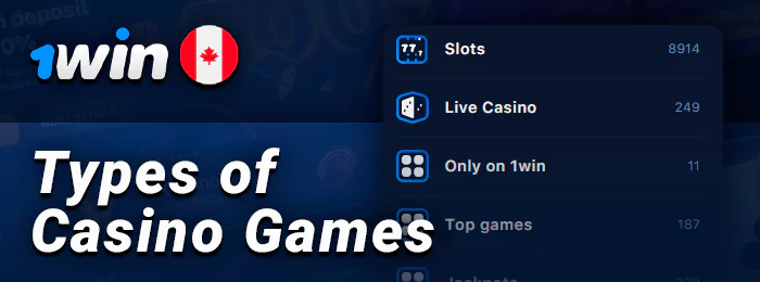 Types of casino games on the site Pinco - Slots, BlackJack, Jackpots, Roulette, Video Poker